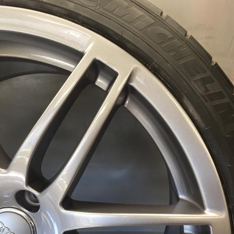 Audo RS4 repaired alloys closeup